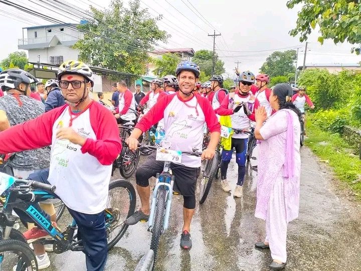 कोरा कावासोती २०२३(साइक्लिङ च्यालेन्ज) नवलपुरमा भव्य रुपमा सम्पन्न