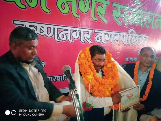 माओवादी केन्द्र कृष्णनगरको नगर सम्मेलन सम्पन्न अध्यक्षमा  जावेद आलम