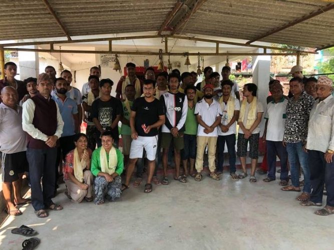 सुनवल नगरपालिका १३ बडेरामा मिलन टोल युवा क्लब गठन  