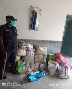 मोटरसाइकल सहित ४ लाख ५१ हजार बराबरको मालसामान बरामद