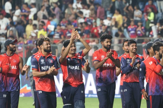 स्कटल्याण्डलाई हराउदै विश्वकपमा नेपालको सुखद विदाइ ,१२ वर्षपछि विश्वकपमा जित