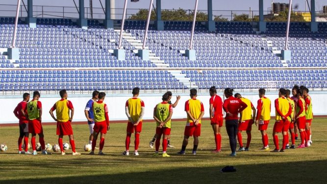 नेपालले दशरथ रंगशालामा दर्शकसहित विश्वकप छनोटका तीन खेल खेल्ने