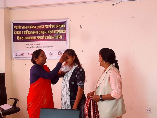 पाल्हिनन्दनको मुहार फेर्दै सुआहारा कार्यक्रम  Gandakiaaja