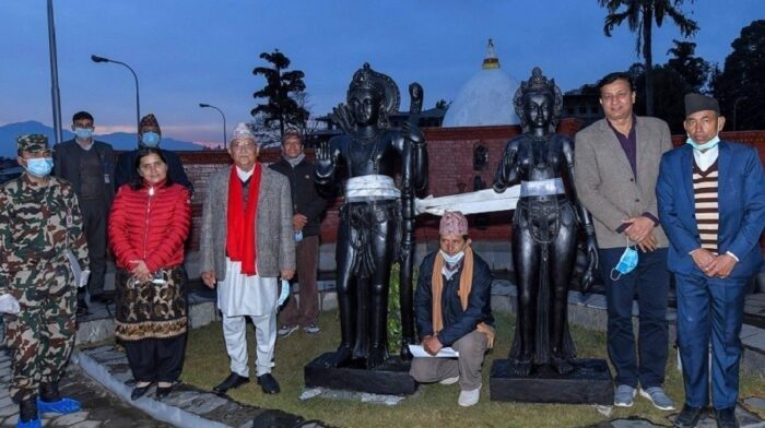चितवन माडीको अयोध्यापुरीमा राखिने राम-सीताका मूर्ति रथयात्रासहित ल्याइने