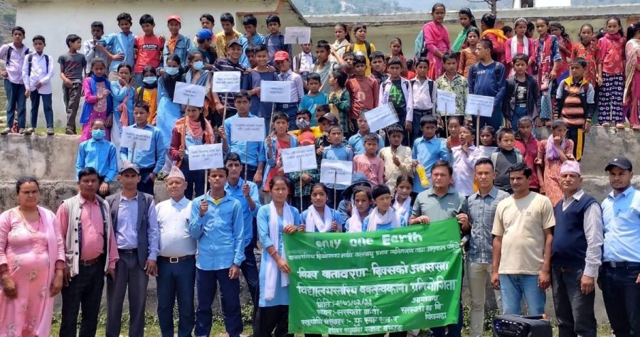 विश्व वातावरण दिवस  काे  अवसरमा विद्यालय स्तरीय बक्तृतोकला प्रतियोगिता  सम्पन्न Gandakiaaja